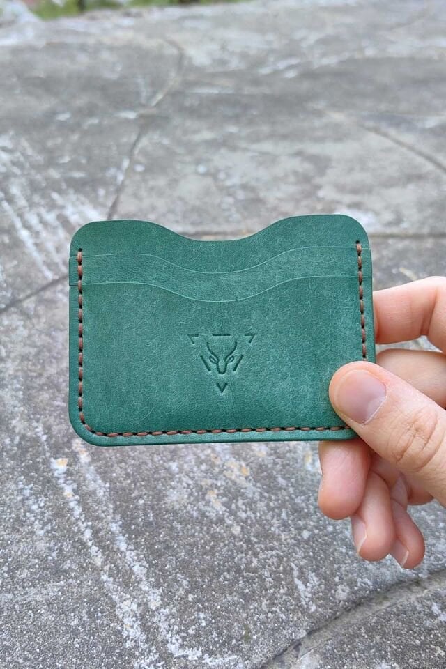 Deri Kartlık Cüzdan Su Yeşili