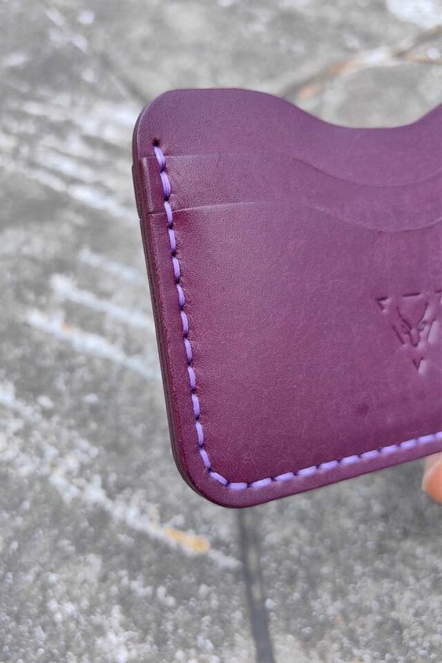 Deri Kartlık Cüzdan Mor