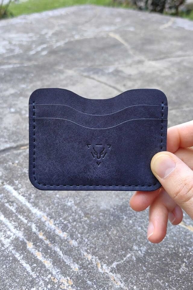 Deri Kartlık Cüzdan Lacivert