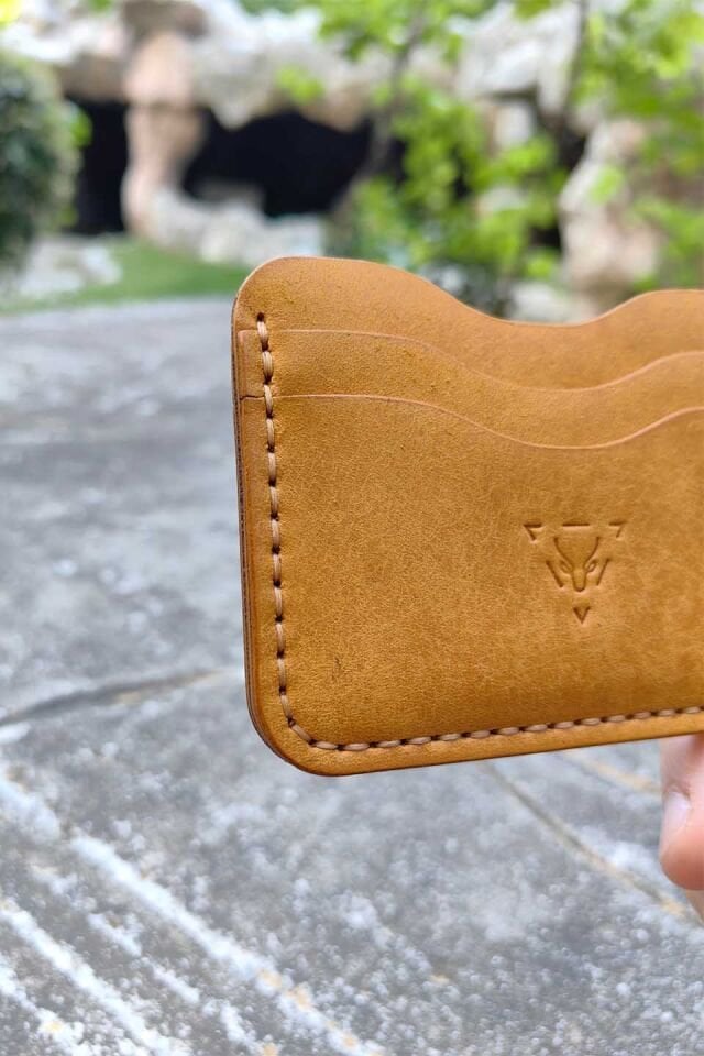 Deri Kartlık Cüzdan Camel